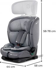 Автокрісло Kinderkraft Oneto3 i-Size Cool Grey